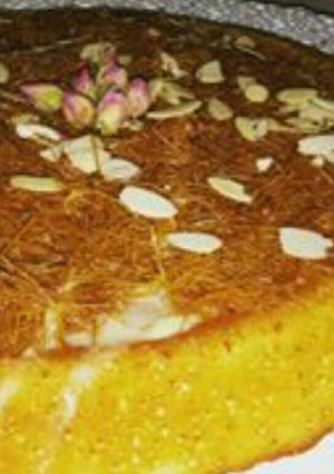 صورة لوصفة كيكة الليمون بالشعيرية