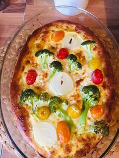 صورة لوصفة فطيرة الجبن بالخضار