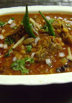 A picture of Dal Gosht - Hyderabadi Style.