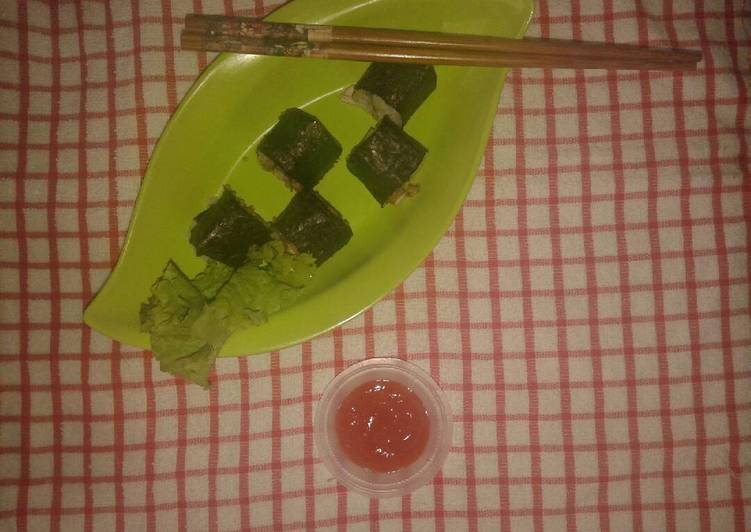 Sushi chicken blackpaper