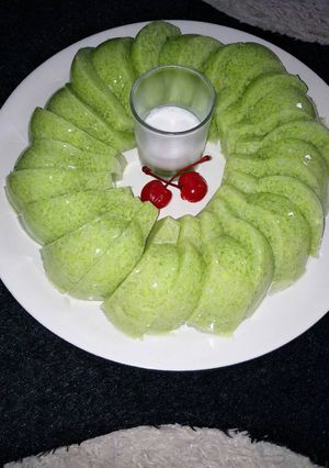 Foto resep Puding Tape Ketan Hijau