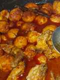 Telur ayam bumbu habang