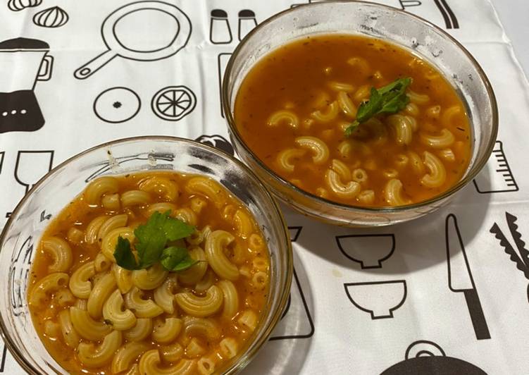 Langkah Mudah untuk Membuat Bolognaise Macaroni Soup, Enak Banget