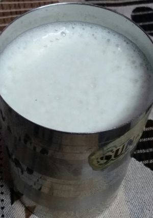 A picture of Badam Milk.
