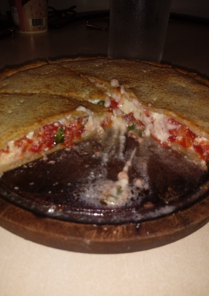 Una foto de Tarta de TOMATE 🍅 Ovo-Lácteo Vegetariano