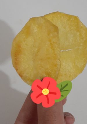 عکسی از دستور چیپس خانگی