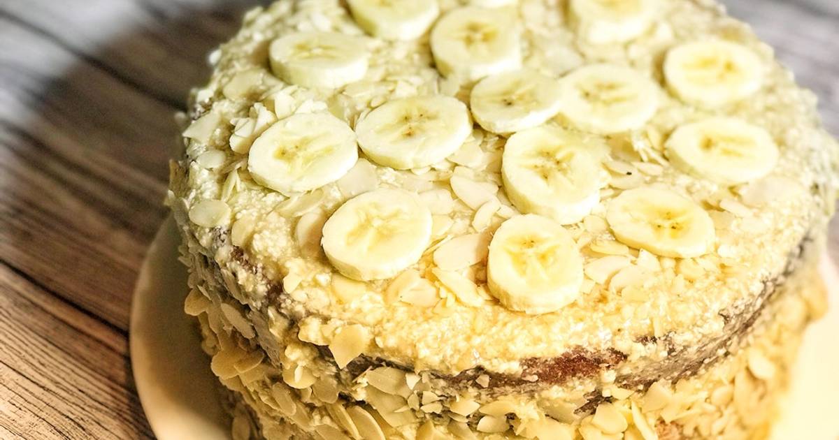 Рецепт Бананового Торта Пошагово Фото