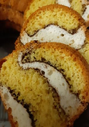 عکسی از دستور کیک زرافه ای (ترکی)