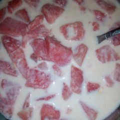 A picture of Watermelon cream.