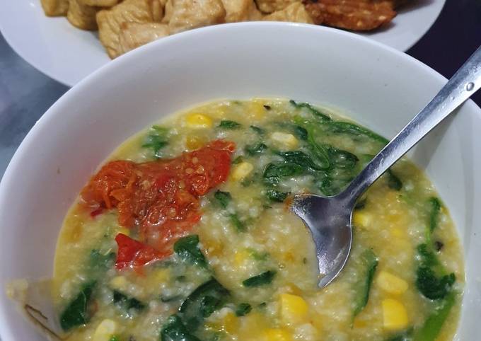 Resep Bubur Manado Pake Nasi Resep Asli Sulawesi, Sempurna