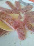 Sashimi de atún en aguachile