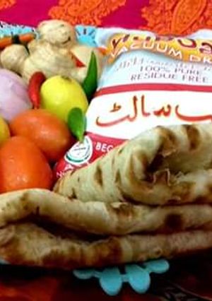 A picture of Square paratha.