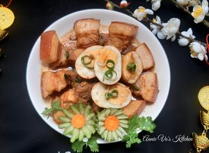 Hình của món Thịt kho tàu ngày Tết.
