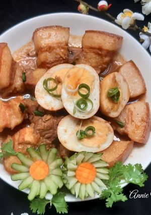 Hình của món Thịt kho tàu ngày Tết.