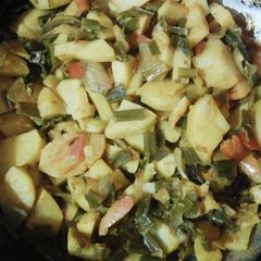 A picture of Aloo pyaz sabji.