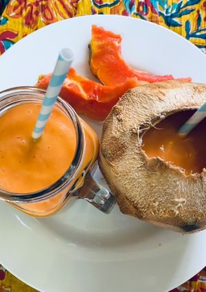 Une photo de Smoothie Coco Papaye