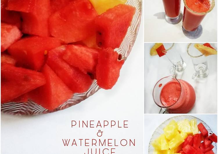 Step-by-Step Guide to Prepare Homemade Melon/pineapple juice