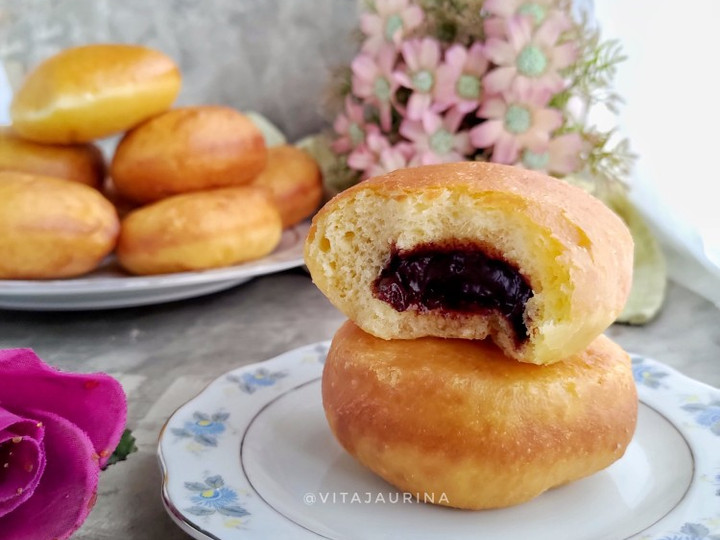 Ternyata ini loh! Resep buat Roti Goreng (1x proofing, empuk!👍) yang lezat