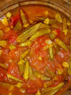 صورة لوصفة باميه