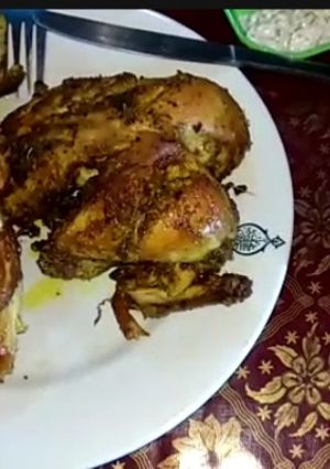 A picture of Lahori charga.