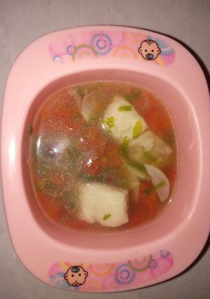 Foto resep Mpasi Gio 7+ sup ikan patin