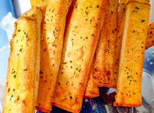 Foto resep Galic Bread (Bagelan) Roti Tawar Air Fryer