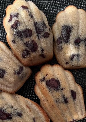 Une photo de Madeleines aux pépites de chocolat