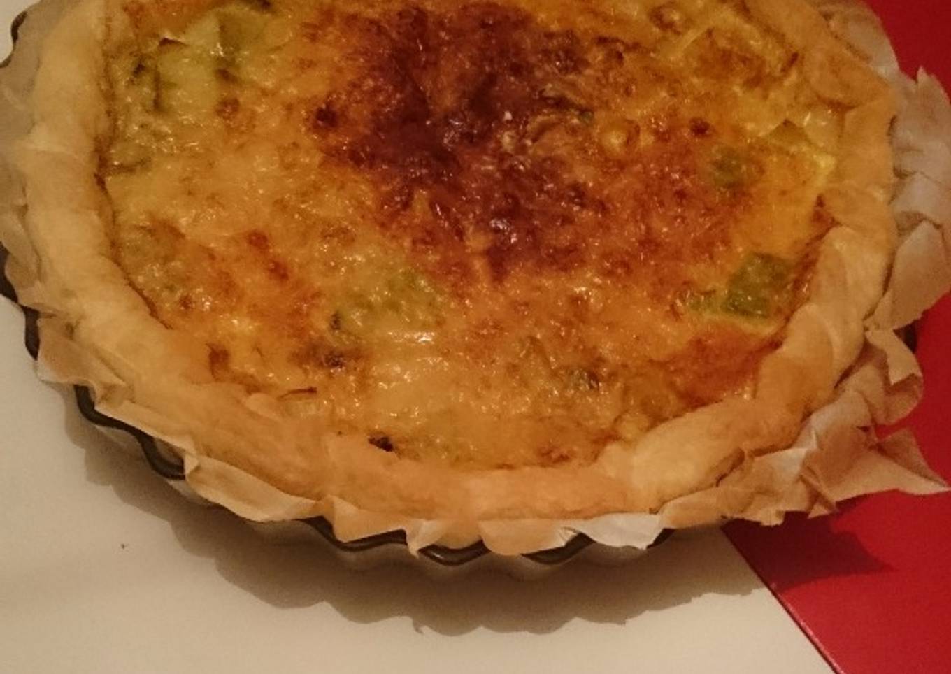 Tarte aux poireaux