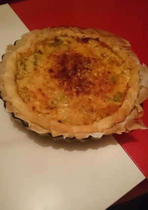 Une photo de Tarte aux poireaux