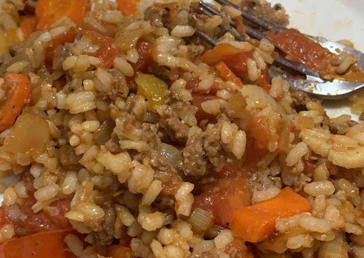 Arroz con verduras y salsa de soja Receta de Lola Miguel Garcia- Cookpad