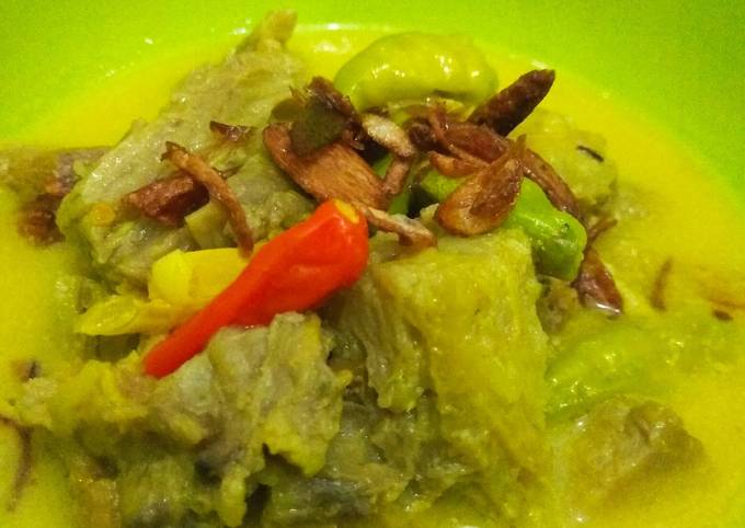 Cara Gampang Menyiapkan Daging sapi bumbu kuning, Lezat Sekali