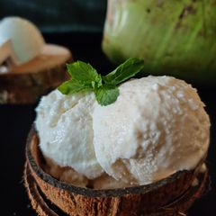 A picture of Tender coconut ice cream.
