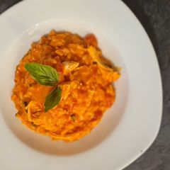 Chicken and Tomato Risotto with Mascapone A picture of Chicken and Tomato Risotto with Mascapone.