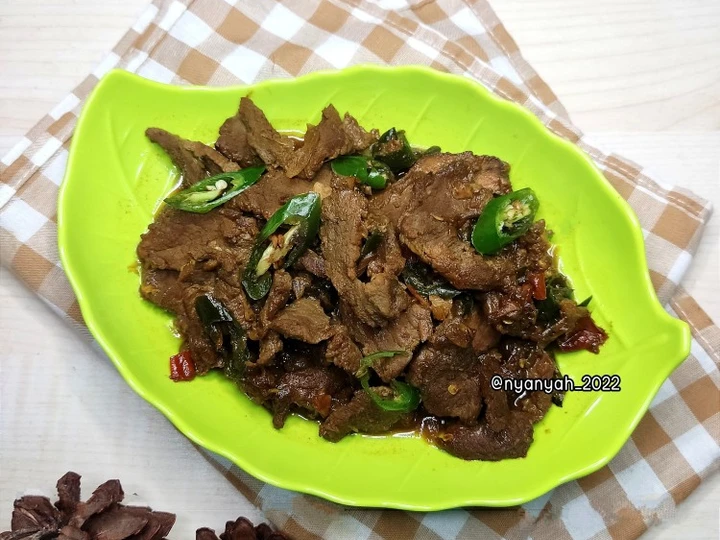 Langkah Mudah untuk Menyiapkan Resep Tumis beef slice cabe ijo yang Uenak Anti Ribet, Lezat Sekali