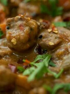 A picture of Fried beef stew.