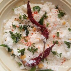 A picture of Curd Rice.
