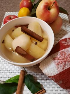 Mézes, almakompót recept fotója