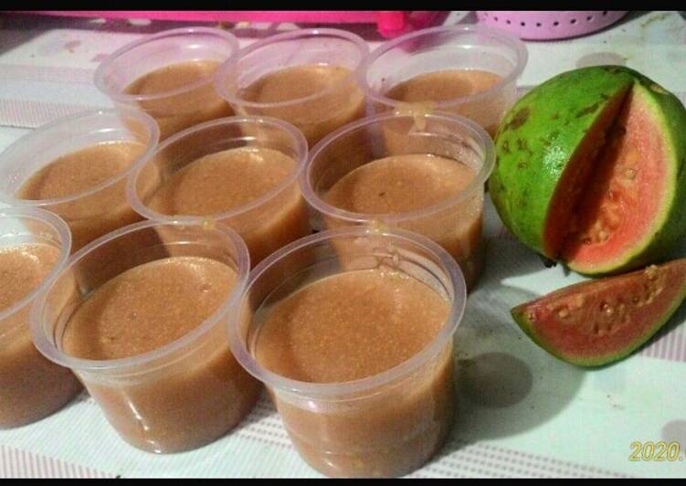 Kiat-kiat membuat Puding jambu biji nikmat