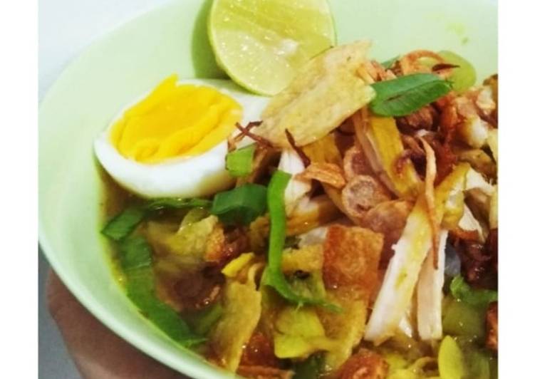 Soto Ayam Komplit (untuk sahur dan buka puasa)