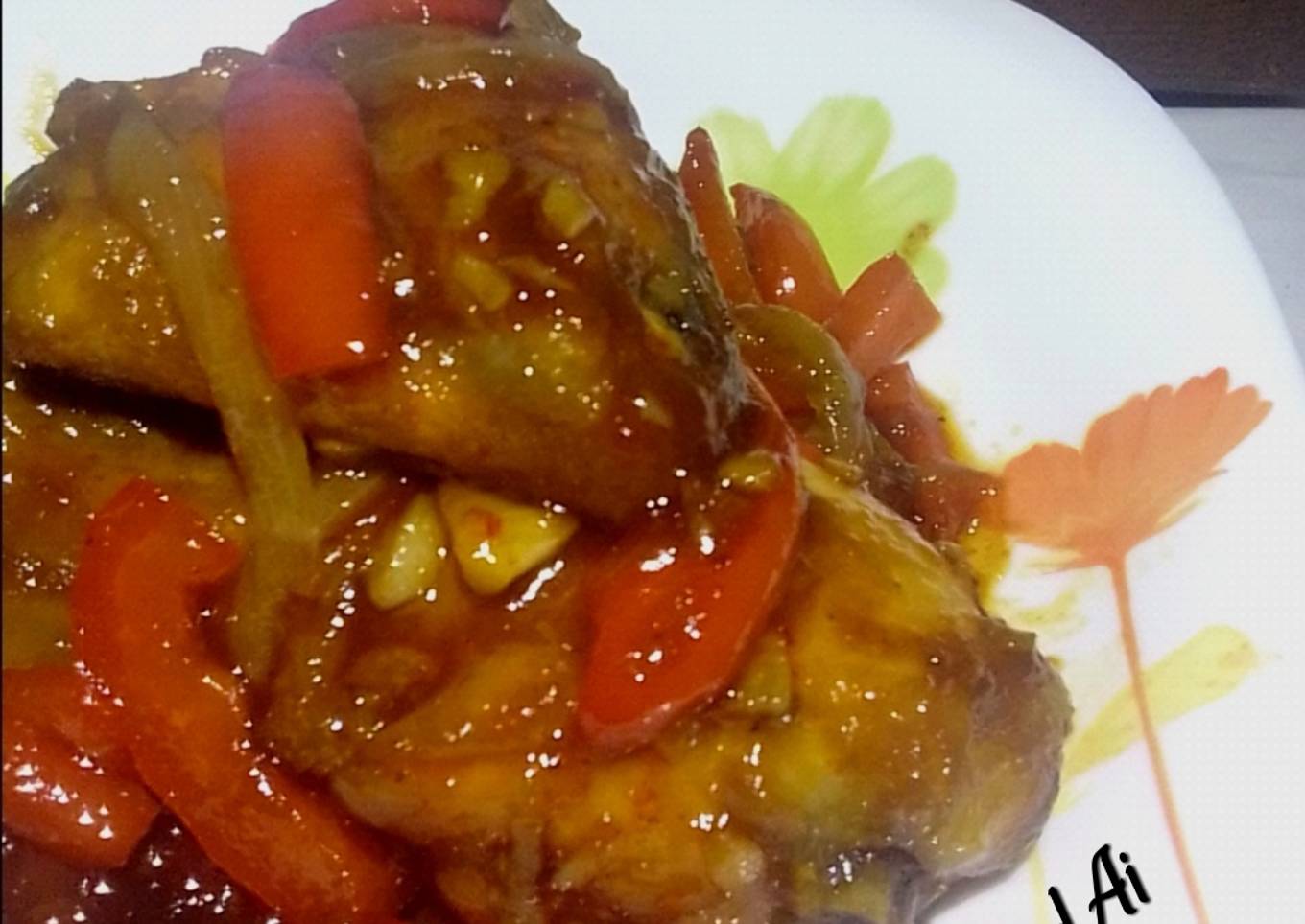 Ayam Goreng Paprika Saus Mentega