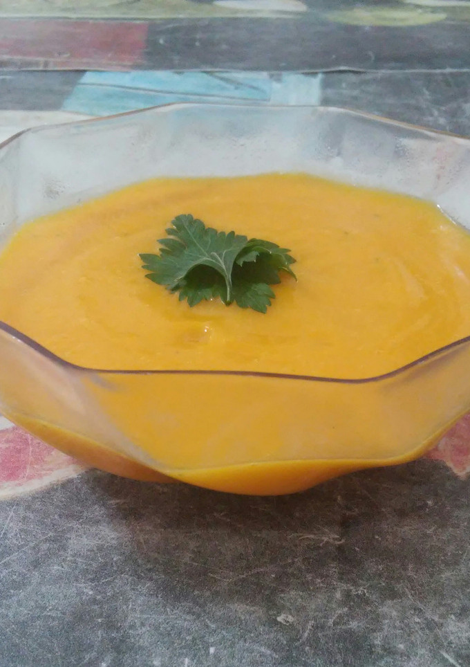 Una foto de Crema de calabaza
