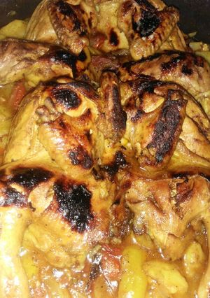 صورة لوصفة دجاج مشوي ع طريقتي