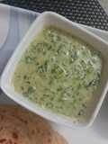 Methi Matar Malai in White Gravy