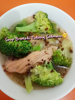 Foto resep Soup Brokoli Tulang Salmon