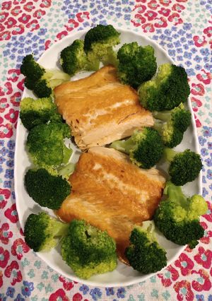 A picture of Fried Salmon.
