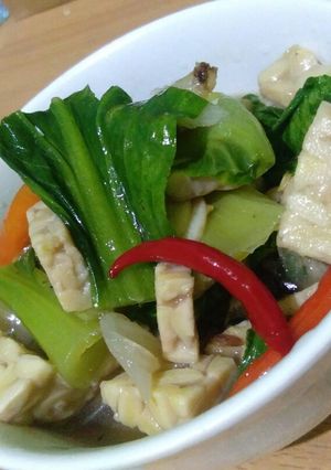 Foto resep 41. Tumis Pokcoy Tempe