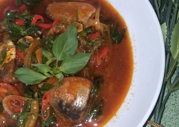 Resep Ikan salem bumbu sarden kemangi, Lezat Sekali