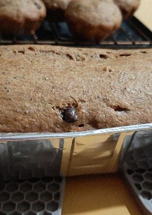 Una foto de Budín y muffins de banana y chispas de chocolate