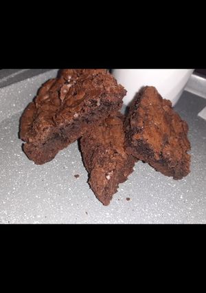 Una foto de Brownie súper húmedo