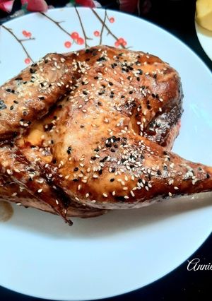 Hình của món Gà nướng bơ.